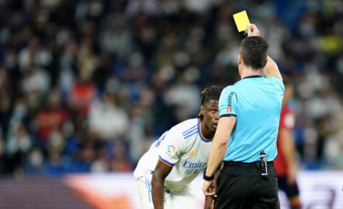 Camavinga‘s Yellow Card